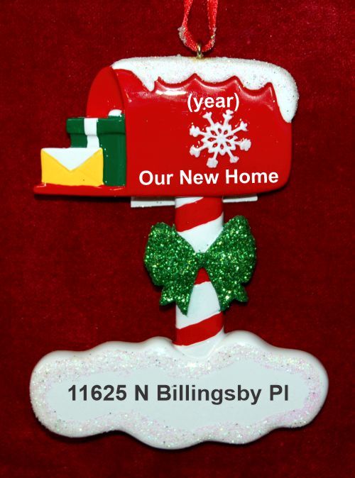 New Address New Home Christmas Ornament Personalized by RussellRhodes.com