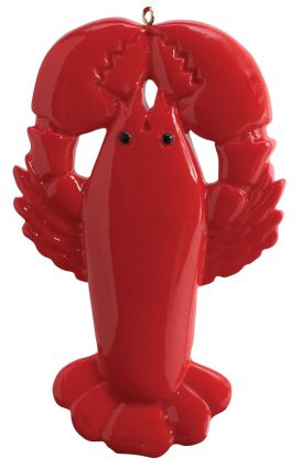 Rock Lobster Christmas Ornament Personalized by RussellRhodes.com
