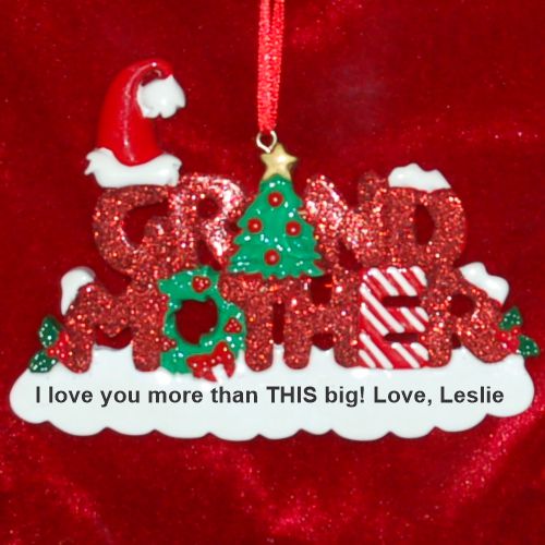 Grandmother Christmas Ornament Personalized by RussellRhodes.com