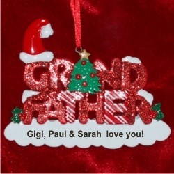 Grandfather Christmas Ornament Personalized by Russell Rhodes