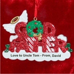 Godfather Christmas Ornament Personalized by Russell Rhodes