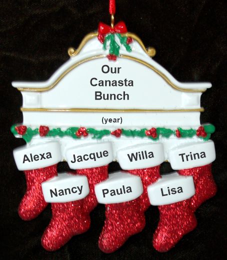 Group Christmas Ornament Hung with Care for 7 Personalized by RussellRhodes.com