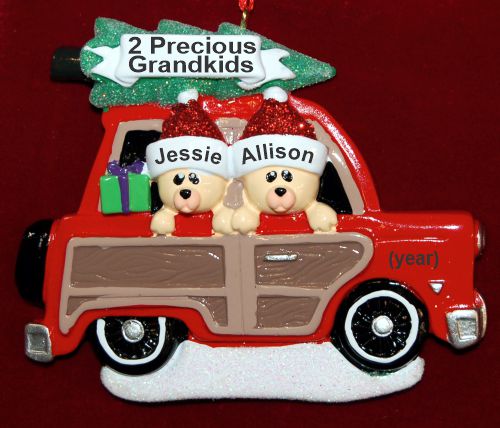 Grandparents Christmas Ornament Woody 2 Grandkids Personalized by RussellRhodes.com