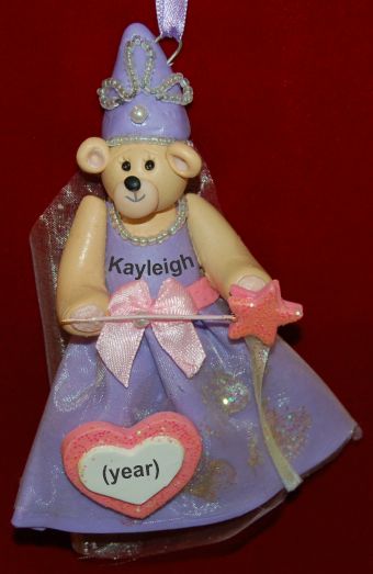 Personalized Girls Christmas Ornament Princess by Russell Rhodes