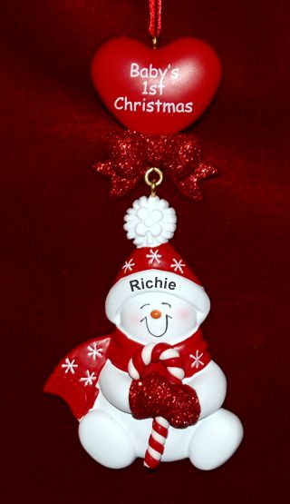 Sweet Baby Christmas Ornament Girl or Boy Personalized by RussellRhodes.com