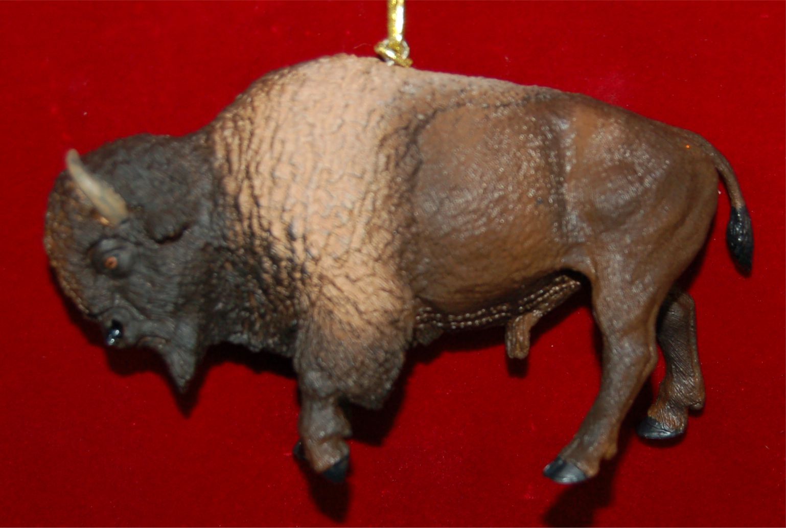 American Bison Christmas Ornament Personalized by Russell Rhodes