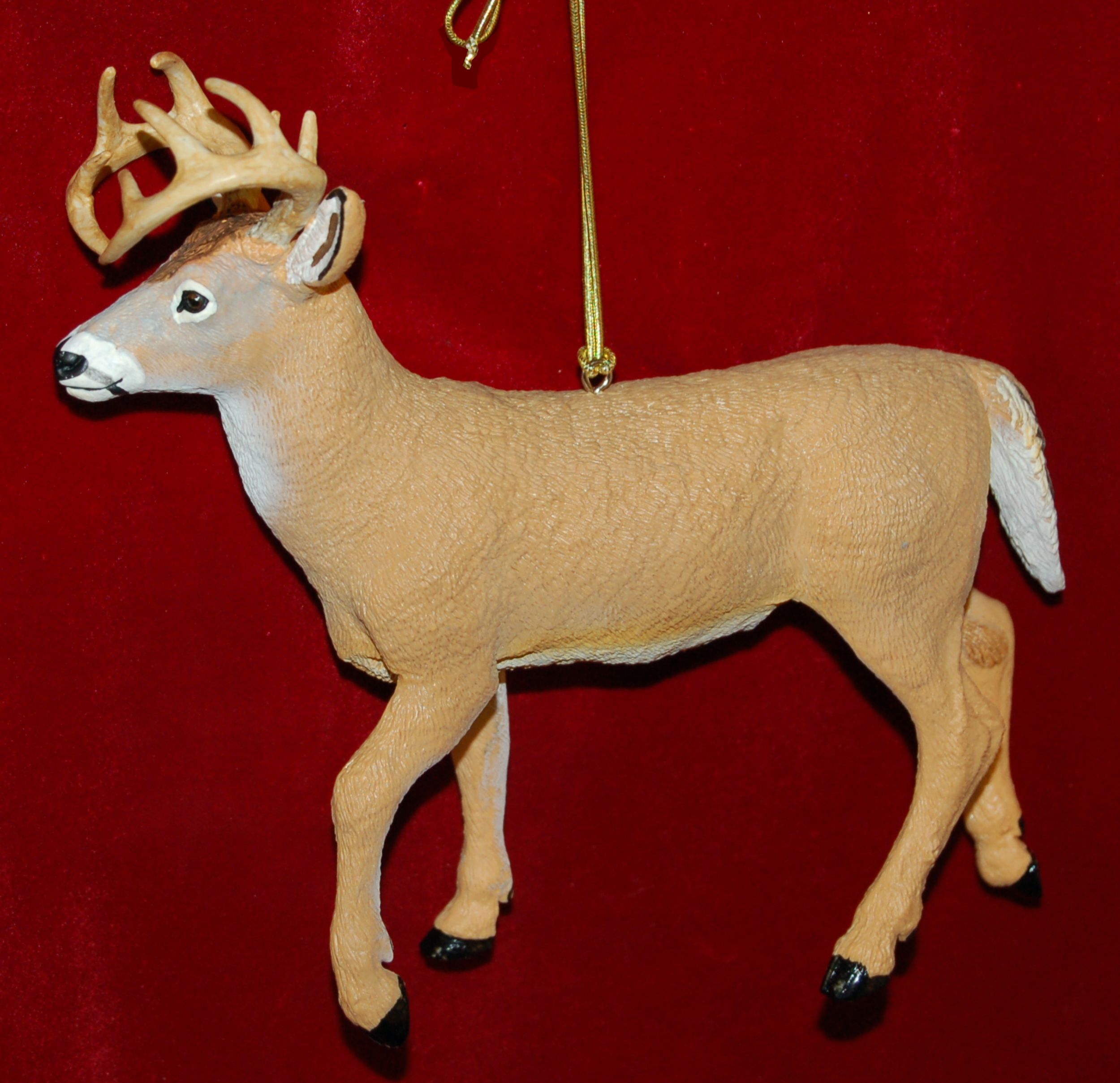 Deer Christmas Ornament Personalized by RussellRhodes.com