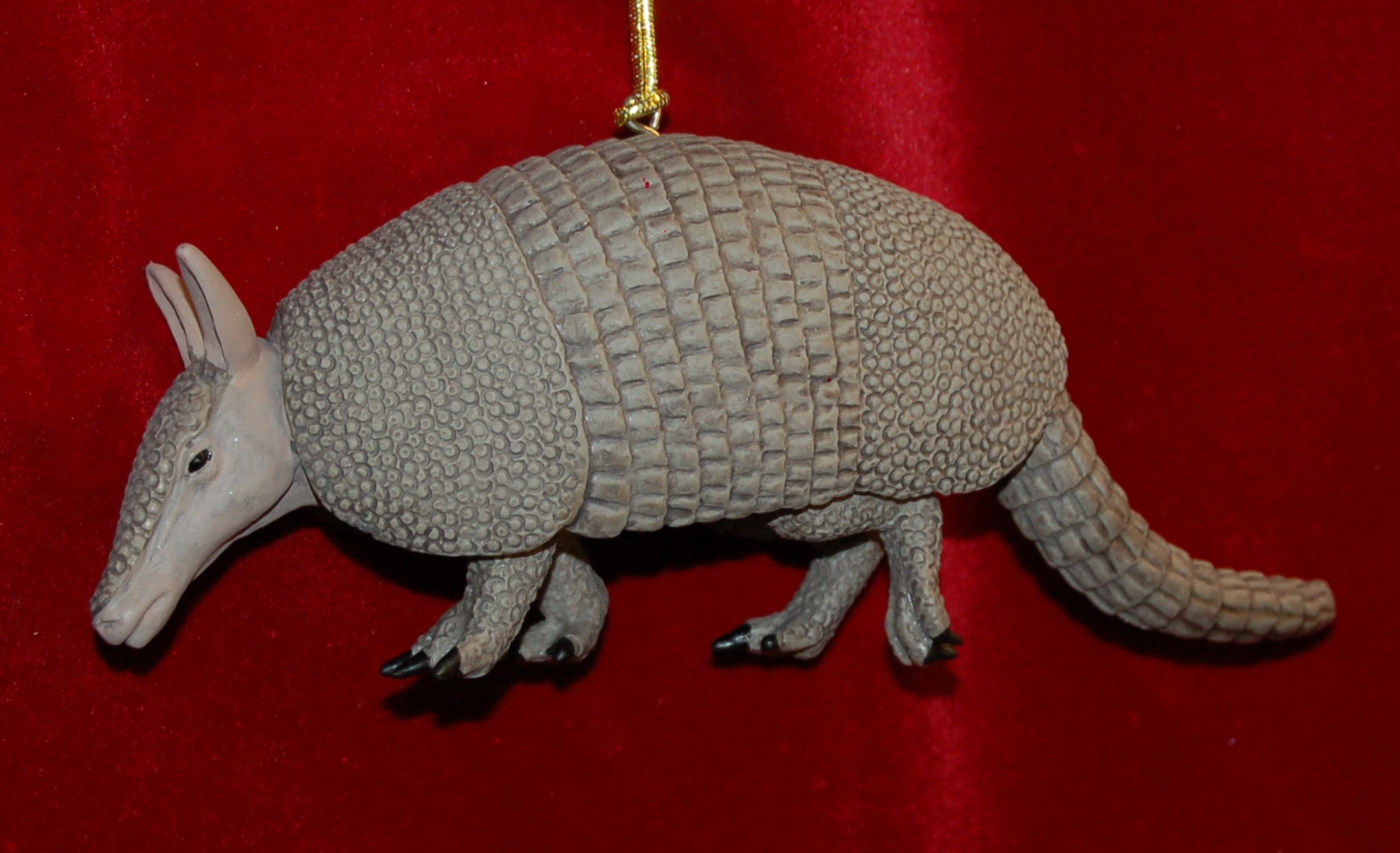 Armadillo Christmas Ornament by Russell Rhodes