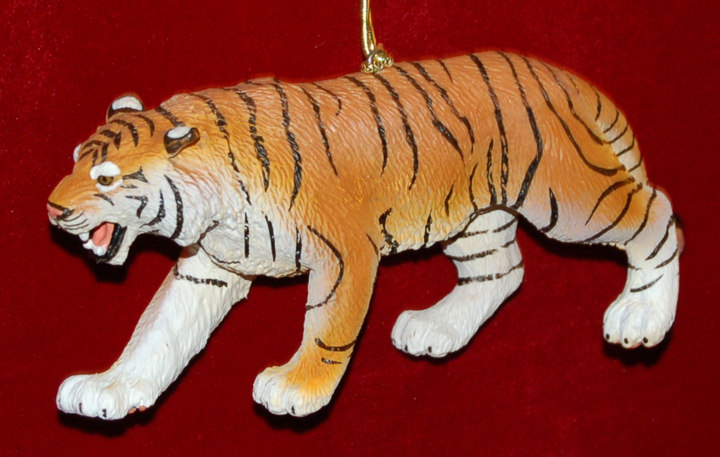 Bengal Tiger Christmas Ornament by Russell Rhodes
