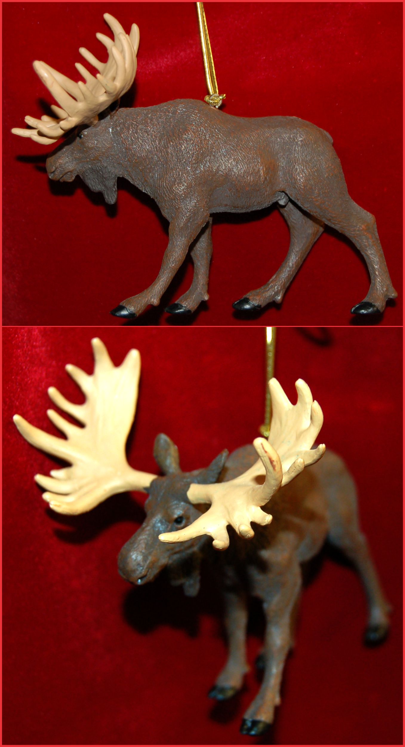 Moose Christmas Ornament Personalized by RussellRhodes.com