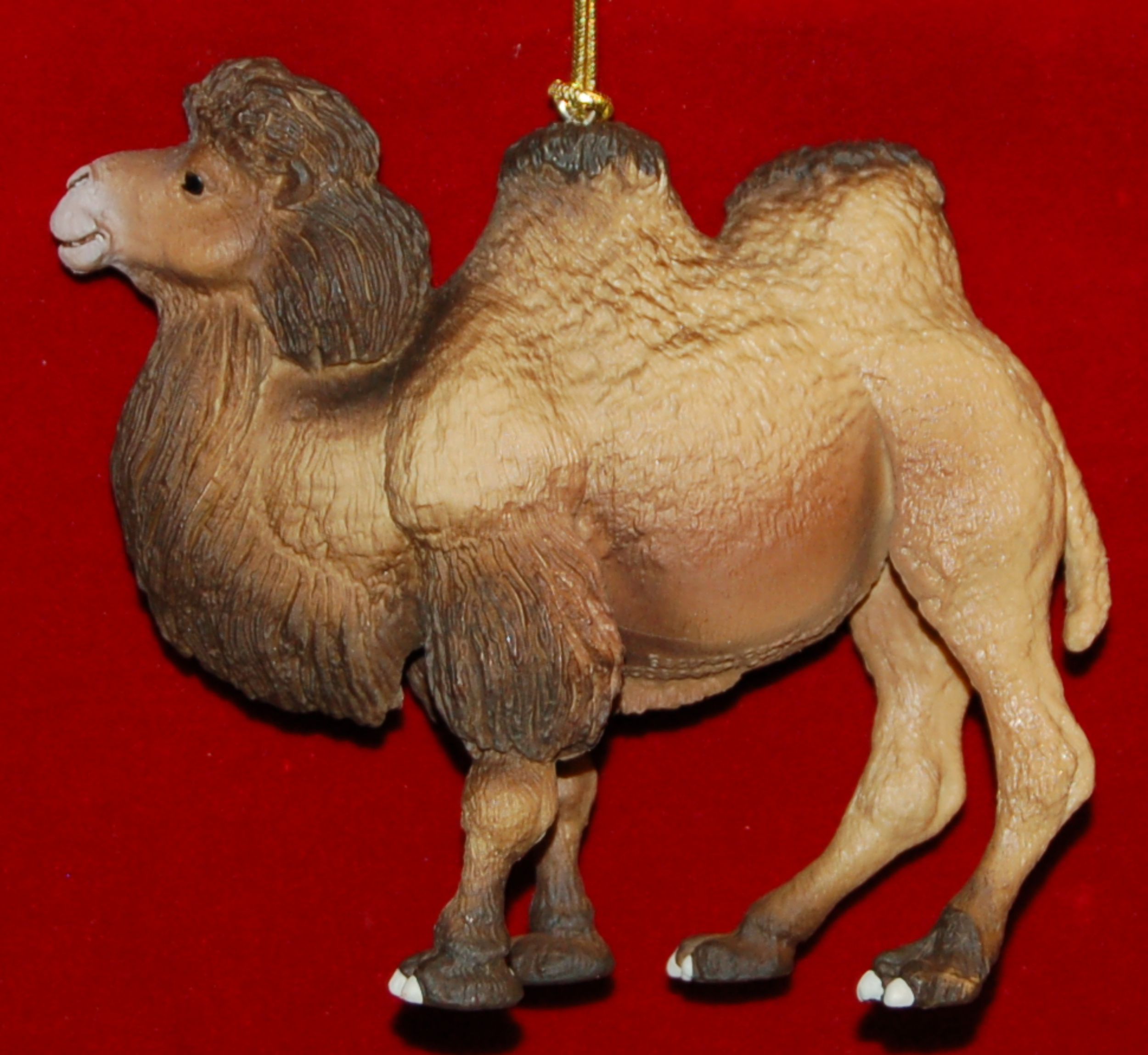 Personalized Bactrian Camel Christmas Ornament by Russell Rhodes