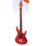 Red Bass Guitar Christmas Ornament Personalized by RussellRhodes.com
