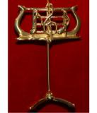 Sheet Music Stand Conductor Christmas Ornament Personalized by Russell Rhodes