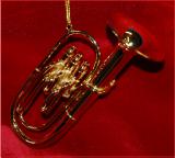 Tuba Christmas Ornament Personalized by Russell Rhodes