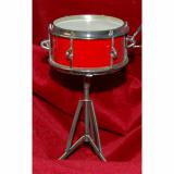 Red Snare Drum Christmas Ornament Personalized by RussellRhodes.com
