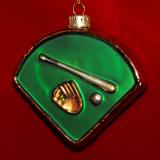 Field of Dreams: Baseball Christmas Ornament Personalized by Russell Rhodes
