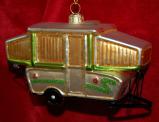 Pop-Up Camper Christmas Ornament Personalized by RussellRhodes.com