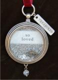 You Are So Loved Locket Personalized by RussellRhodes.com