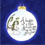 Mother & Daughter Christmas Ornament Personalized by RussellRhodes.com