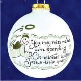 In Memory of Dad Christmas Ornament Personalized by RussellRhodes.com