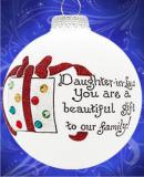 I Love My Daughter-in-Law Christmas Ornament Personalized by RussellRhodes.com