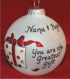 Very Special Grandparents Ornament Personalized Christmas Gift Personalized by Russell Rhodes