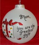 Very Special Mom Christmas Ornament Personalized by Russell Rhodes
