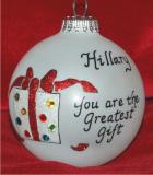 Very Special Daughter Christmas Ornament Personalized by Russell Rhodes