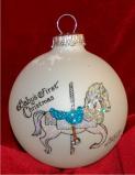 Carousel for Boy Christmas Ornament Personalized by RussellRhodes.com