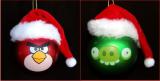 Angry Bird & Teasing Pig Christmas Ornament Personalized by Russell Rhodes