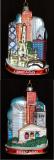 Chicago Travel Christmas Ornament Personalized by Russell Rhodes