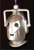 Dr. Who Cyberman Glass Christmas Ornament Personalized by RussellRhodes.com