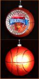 Basketball Reflector Christmas Ornament Personalized by Russell Rhodes