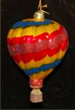Hot Air Ballooning Christmas Ornament Personalized by Russell Rhodes