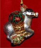 El Burro Glass Christmas Ornament Personalized by RussellRhodes.com