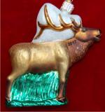 Elk Christmas Ornament Personalized by Russell Rhodes