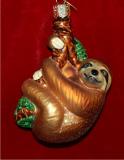 Sloth Christmas Ornament Personalized by Russell Rhodes