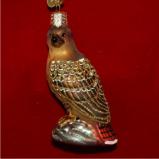 Red-Tailed Hawk Christmas Ornament Personalized by Russell Rhodes