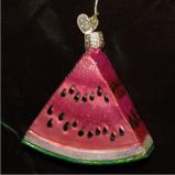Watermelon Glass Christmas Ornament Personalized by Russell Rhodes