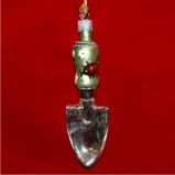 Gardening Trowel Glass Christmas Ornament Personalized by RussellRhodes.com