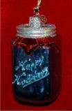 Canning Jar Glass Christmas Ornament Personalized by RussellRhodes.com