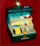 Professional Tackle Box Christmas Ornament Personalized by RussellRhodes.com