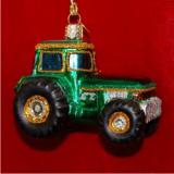 Tractor Glass Personalized Christmas Ornament Personalized by Russell Rhodes