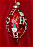 Ho Ho Ho Holiday Christmas Ornament Personalized by RussellRhodes.com