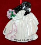 Wedding Christmas Ornament A Kiss to Remember Personalized by RussellRhodes.com