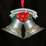 Silver Bells 'n Holly Christmas Ornament Personalized by RussellRhodes.com