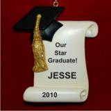 Graduation Diploma Christmas Ornament Personalized by Russell Rhodes
