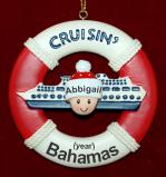 Cruise Christmas Ornament Gift Personalized by RussellRhodes.com
