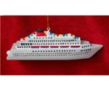 Cruise Ship Vacation in Style Christmas Ornament Personalized by RussellRhodes.com