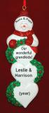 Lots of Love for 2 Grandchildren Christmas Ornament Personalized by RussellRhodes.com